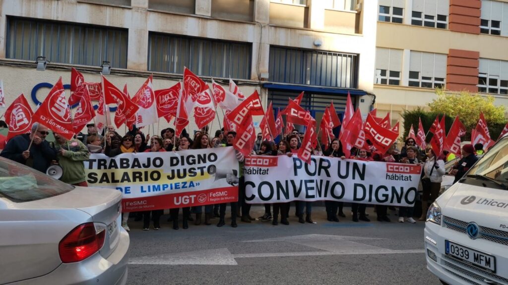 Comunicado.- Se rompen las negociaciones del Convenio regional de limpieza y los sindicatos anuncian huelga indefinida a partir del 15 de abril