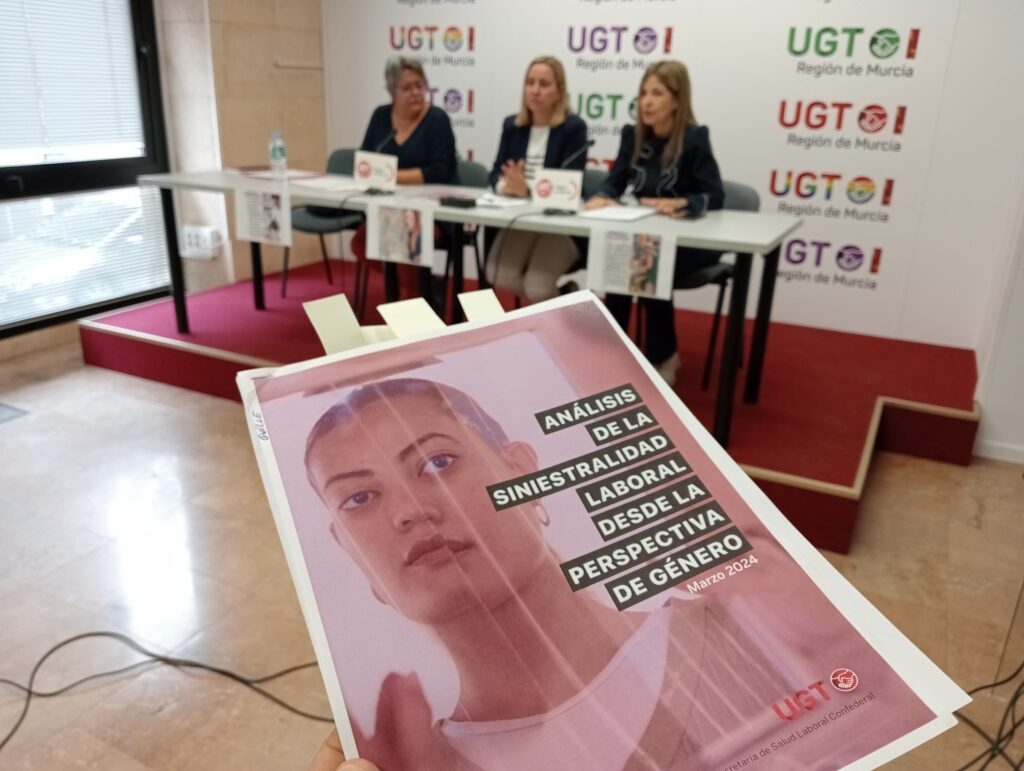 Rueda de prensa de presentación del Informe de UGT “Análisis de la siniestralidad laboral desde la perspectiva de género”