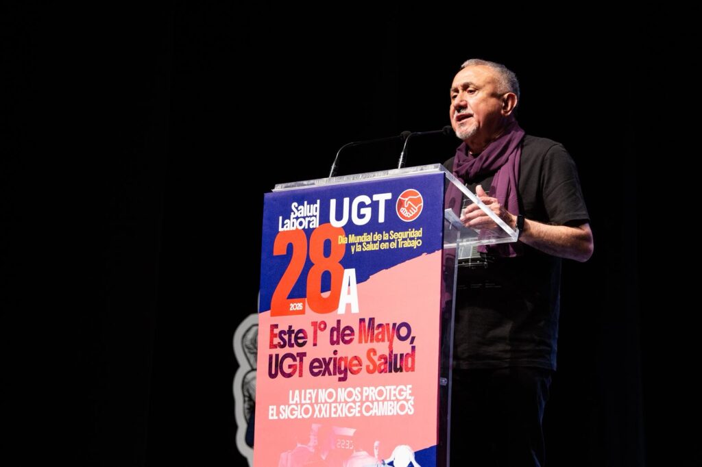 Pepe Álvarez destaca la importancia de los servicios públicos, la seguridad laboral y la movilización social este Primero de Mayo