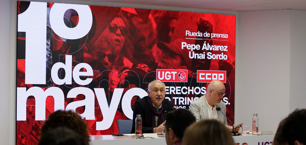 Pepe Álvarez sitúa los servicios públicos, la vivienda y la paz como ejes centrales del próximo Primero de Mayo