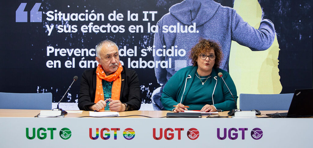 UGT presenta el informe ‘Situación de la IT y sus efectos en la salud. La prevención del suicidio en el ámbito laboral’