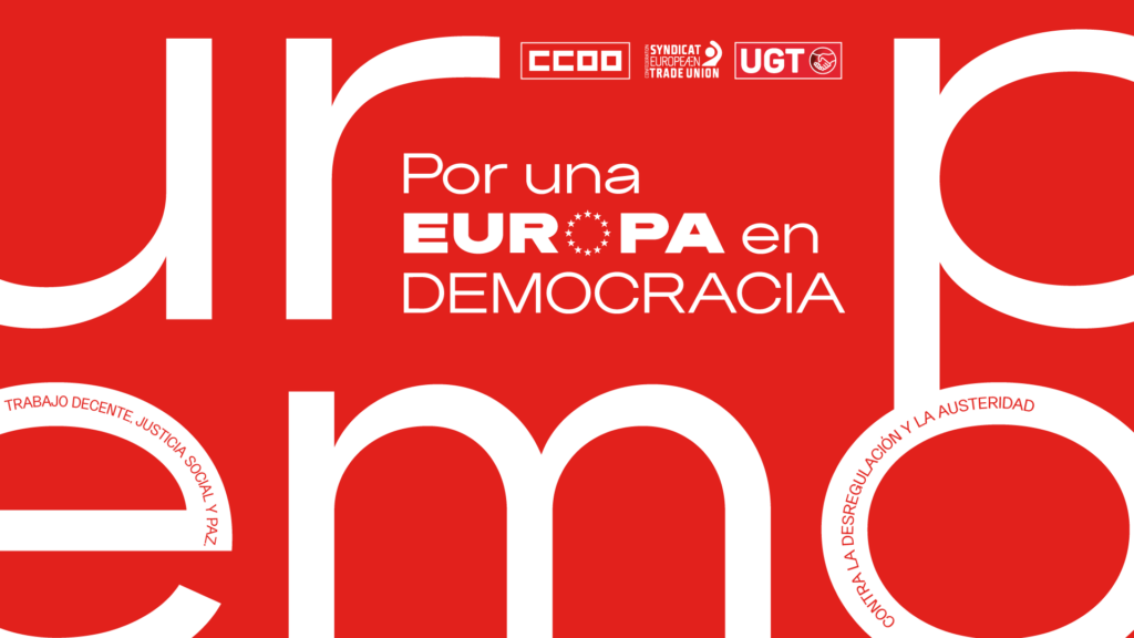 Más de 10.500 personas acudirán a la gran movilización de sindicatos de toda Europa en Madrid