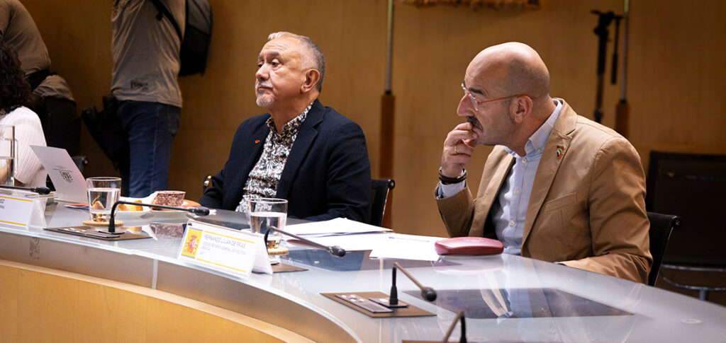 UGT reclama una negociación colectiva fuerte, la revisión del SMI y el control de los beneficios energéticos ante el repunte de la inflación